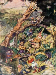 Illustration für Goblin Market von Christina Rossetti